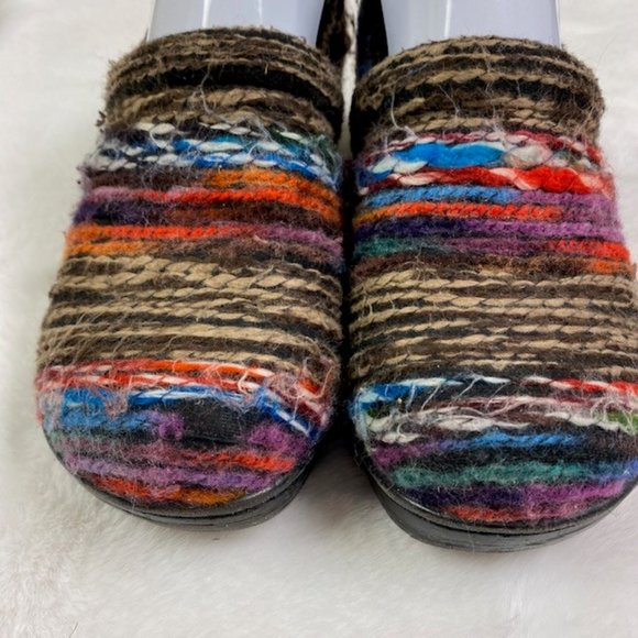 Unique B.O.C. Nadiyya Multicolor Yarn Clogs Size 8M‎ - Picture 3 of 11